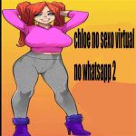 Chloe no sexo virtual no whatsapp 2