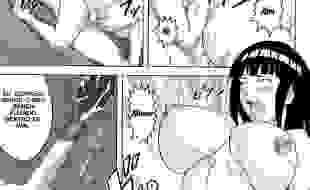 Hinata dando um sentadão gostoso no pau do Naruto
